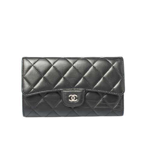 chanel leather purses wallets|Chanel wallet euro.